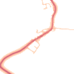 Daytime road noise heatmap for DL15 0JW