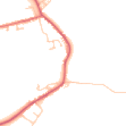Daytime road noise heatmap for DL15 0JY