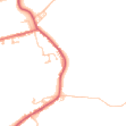 Daytime road noise heatmap for DL15 0JZ