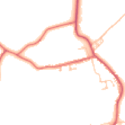 Daytime road noise heatmap for DL15 0LH