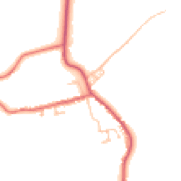 Daytime road noise heatmap for DL15 0LP