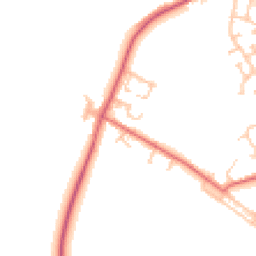 Daytime road noise heatmap for DL15 0LZ