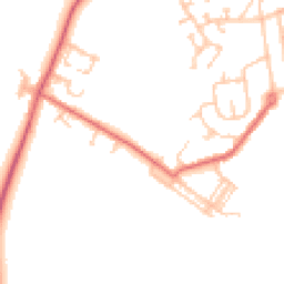Daytime road noise heatmap for DL15 0NA