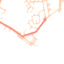 Daytime road noise heatmap for DL15 0NN