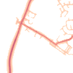 Daytime road noise heatmap for DL15 0NU