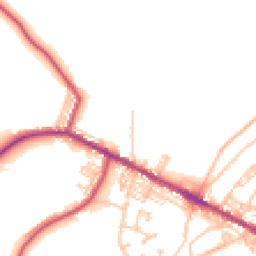Daytime road noise heatmap for DL15 0PB