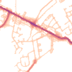 Daytime road noise heatmap for DL15 0PW