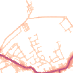Daytime road noise heatmap for DL15 0QY