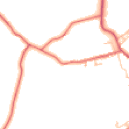 Daytime road noise heatmap for DL15 0RD