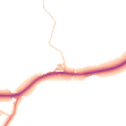 Daytime road noise heatmap for DL15 0RR