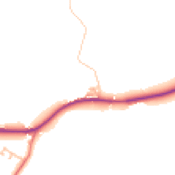 Daytime road noise heatmap for DL15 0RS