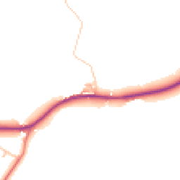 Daytime road noise heatmap for DL15 0RU