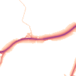 Daytime road noise heatmap for DL15 0RW