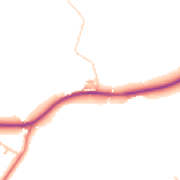 Daytime road noise heatmap for DL15 0RX