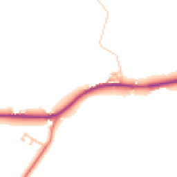 Daytime road noise heatmap for DL15 0RY