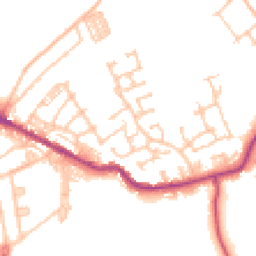 Daytime road noise heatmap for DL15 0UX
