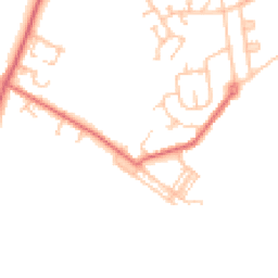 Daytime road noise heatmap for DL15 0XB