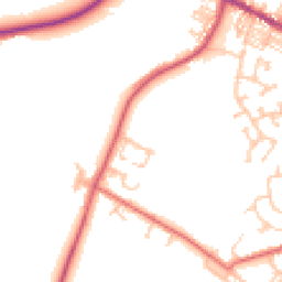 Daytime road noise heatmap for DL15 0XG