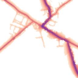 Daytime road noise heatmap for DL15 8BF