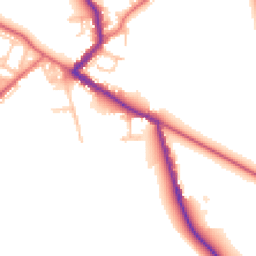 Daytime road noise heatmap for DL15 8EF
