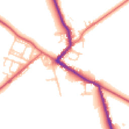 Daytime road noise heatmap for DL15 8EX