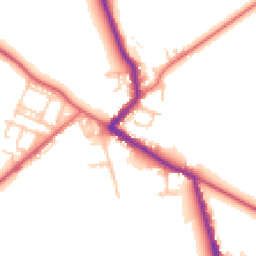 Daytime road noise heatmap for DL15 8EY