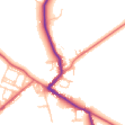Daytime road noise heatmap for DL15 8HE