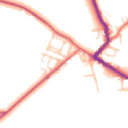 Daytime road noise heatmap for DL15 8HL
