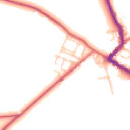 Daytime road noise heatmap for DL15 8HR
