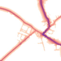 Daytime road noise heatmap for DL15 8HS