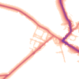 Daytime road noise heatmap for DL15 8HZ