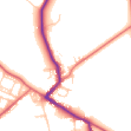 Daytime road noise heatmap for DL15 8JP
