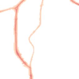 Night-time road noise heatmap for DL15 8NA