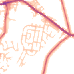 Daytime road noise heatmap for DL15 8PD