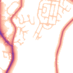 Daytime road noise heatmap for DL15 8PL