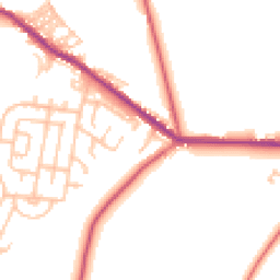 Daytime road noise heatmap for DL15 8QR
