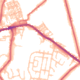 Daytime road noise heatmap for DL15 9EP