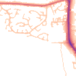 Daytime road noise heatmap for DL15 9FN