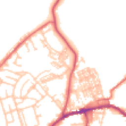 Daytime road noise heatmap for DL15 9JA