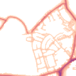 Daytime road noise heatmap for DL15 9NA