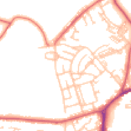 Daytime road noise heatmap for DL15 9ND