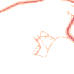 Daytime road noise heatmap for DL15 9RE