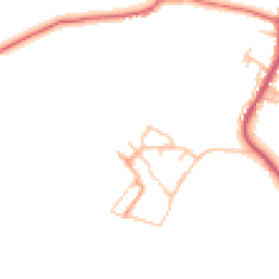 Daytime road noise heatmap for DL15 9RF
