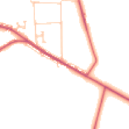 Daytime road noise heatmap for DL15 9SA