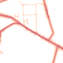 Daytime road noise heatmap for DL15 9SB