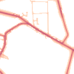 Daytime road noise heatmap for DL15 9SD