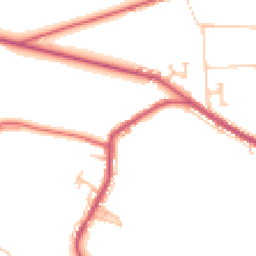 Daytime road noise heatmap for DL15 9SR