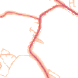 Daytime road noise heatmap for DL15 9TA