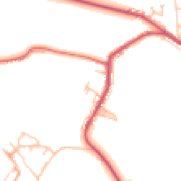 Daytime road noise heatmap for DL15 9TF