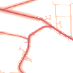 Daytime road noise heatmap for DL15 9TH